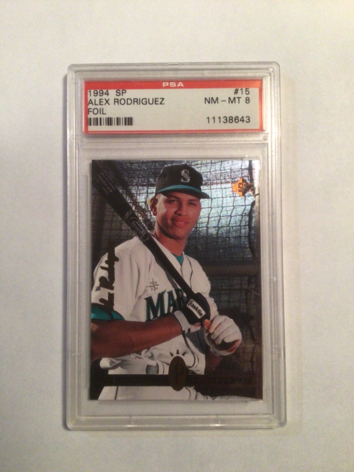 1994 Upper Deck SP - #15 Alex Rodriguez (RC) PSA 8 NM-MT