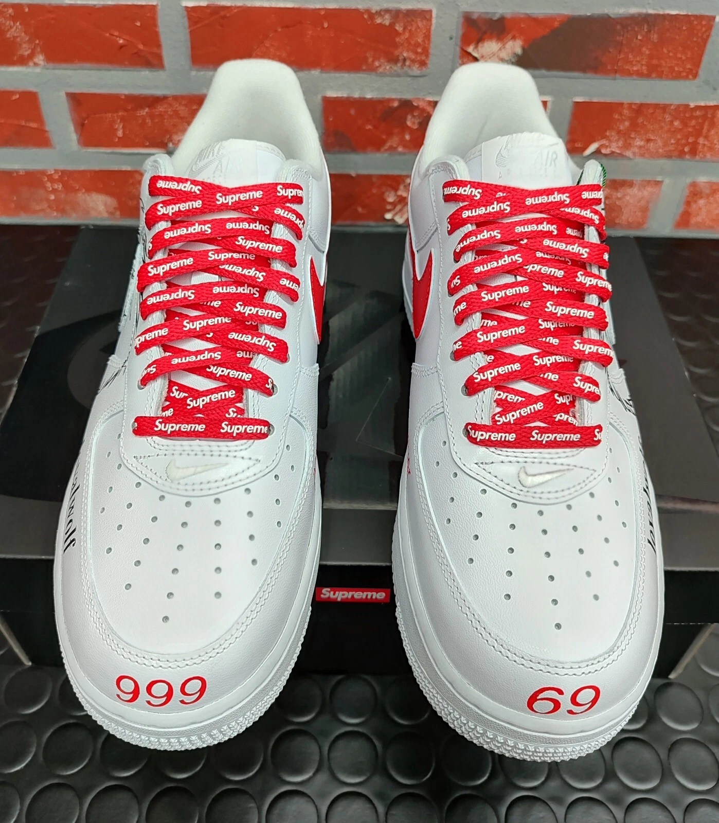 Nike Air Force 1 Supreme Custom Sneaker Schuh Shoes