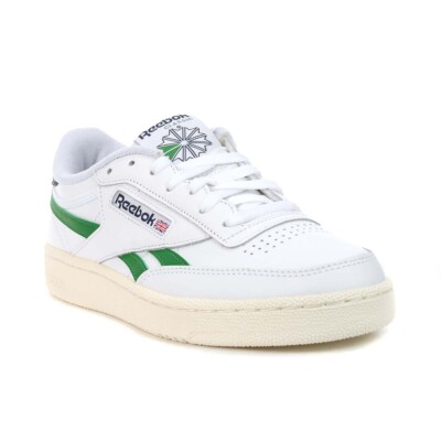 seri　SEESEE club_C Reebok Reebok Men's Club C Revenge Vintage White/Green/Navy Sneakers