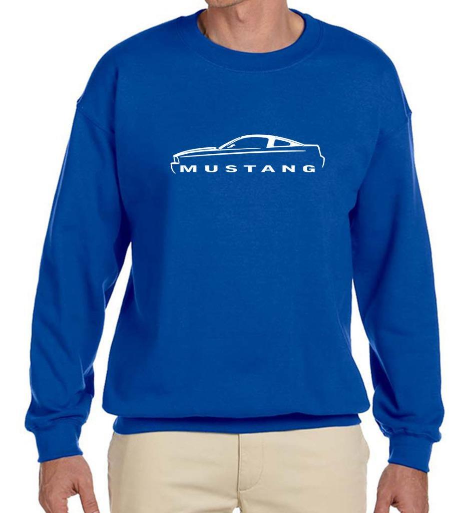 2005-09 Ford Mustang Coupe Classic Outline Design Sweatshirt NEW