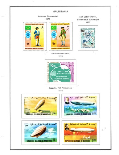 MAURITANIA 1965-1980 COLLEZIONE DI 400+ SET PER LO PIÙ IN PERFETTE CONDIZIONI ALCUNI USATI SU 50 PAGINE - Foto 14 di 24