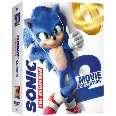 Sonic the Hedgehog - 2 Film Collection (4K UHD + Blu-ray Steelbook) Neu & OVP
