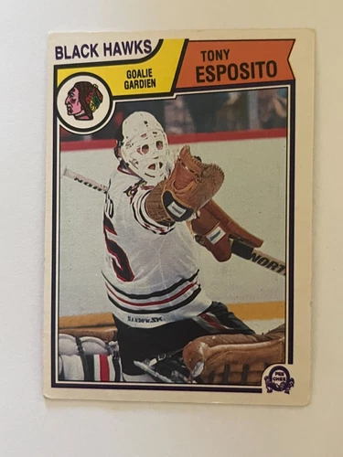 Tony Esposito 1983-84 O-Pee-Chee NHL Card# 99 Black Hawks