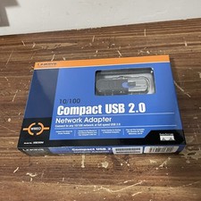 LINKSYS USB200M Compact USB 2.0 10/100 Network Adapter 10/100Mbps
