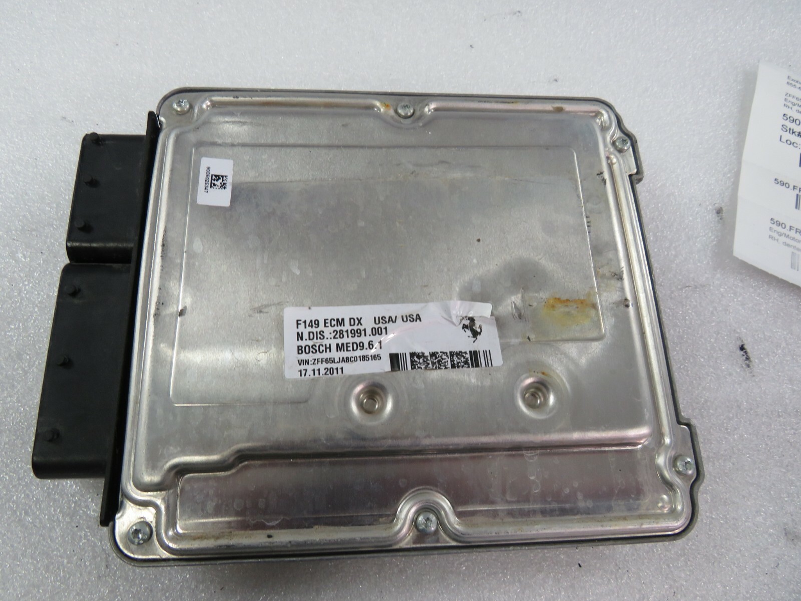 Ferrari California, RH, Right, Engine ECU Module, Used, P/N 281991