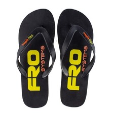 FRO SYSTEMS Unisex flip flops super comfy men's and woman's black colour grippy