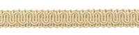 DÉCopro Zopfband Besatz Scroll Gimp, Style# 0058SG, Creme Elfenbein [12 Yards]