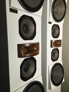 BIGS Recording Studio Monitors Triamplified D'Appolito Configuration 21" subs