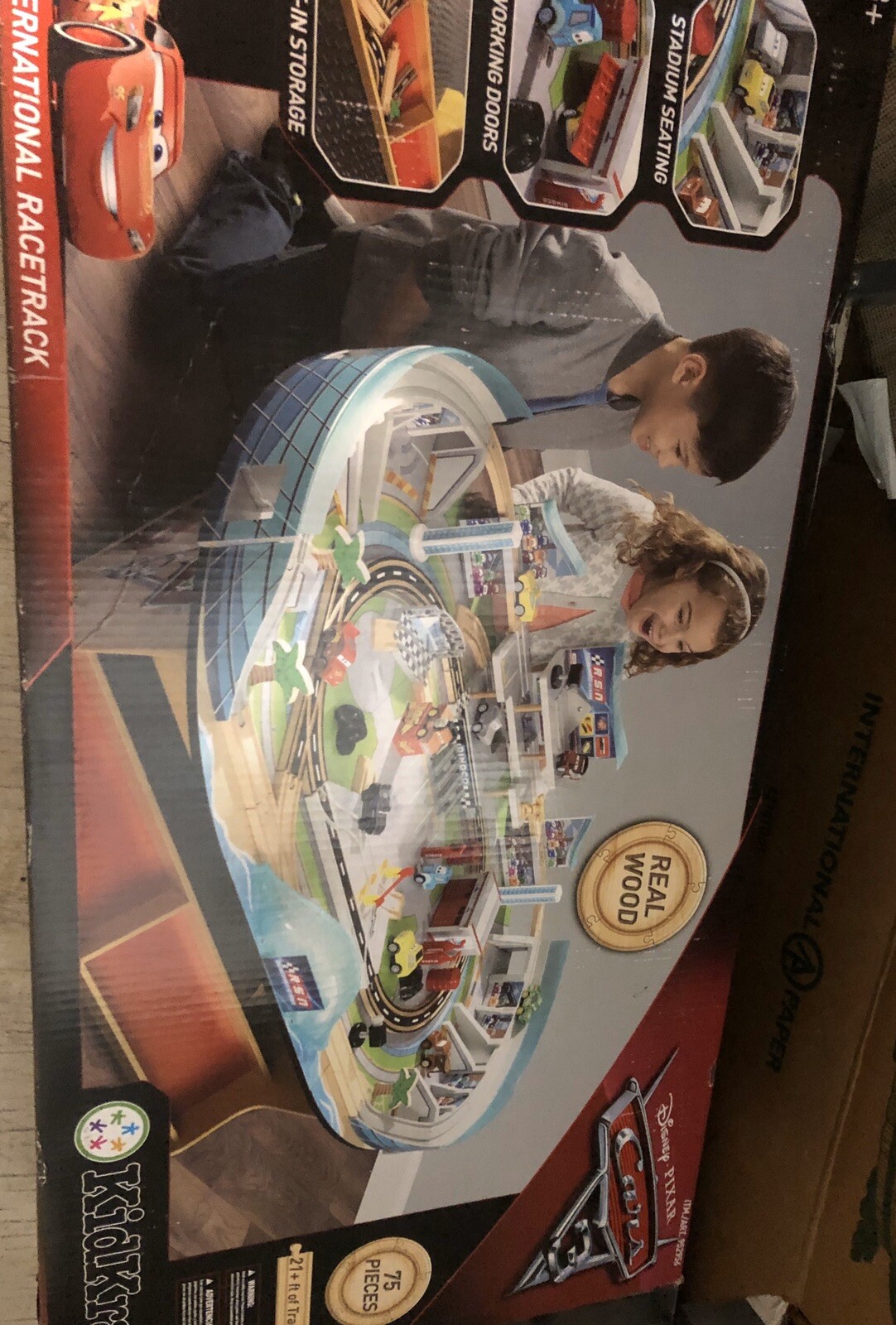 kidkraft disney pixar cars 3 florida speedway train table racetrack