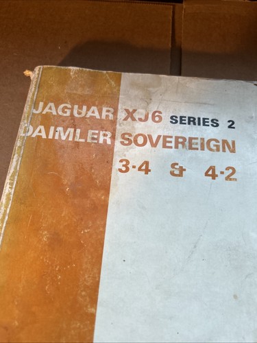 Jaguar XJ.6 Series 2 Daimler Sovereign 3-4 & 4-2 Repair Operation Manual 1977 - Foto 2 di 11
