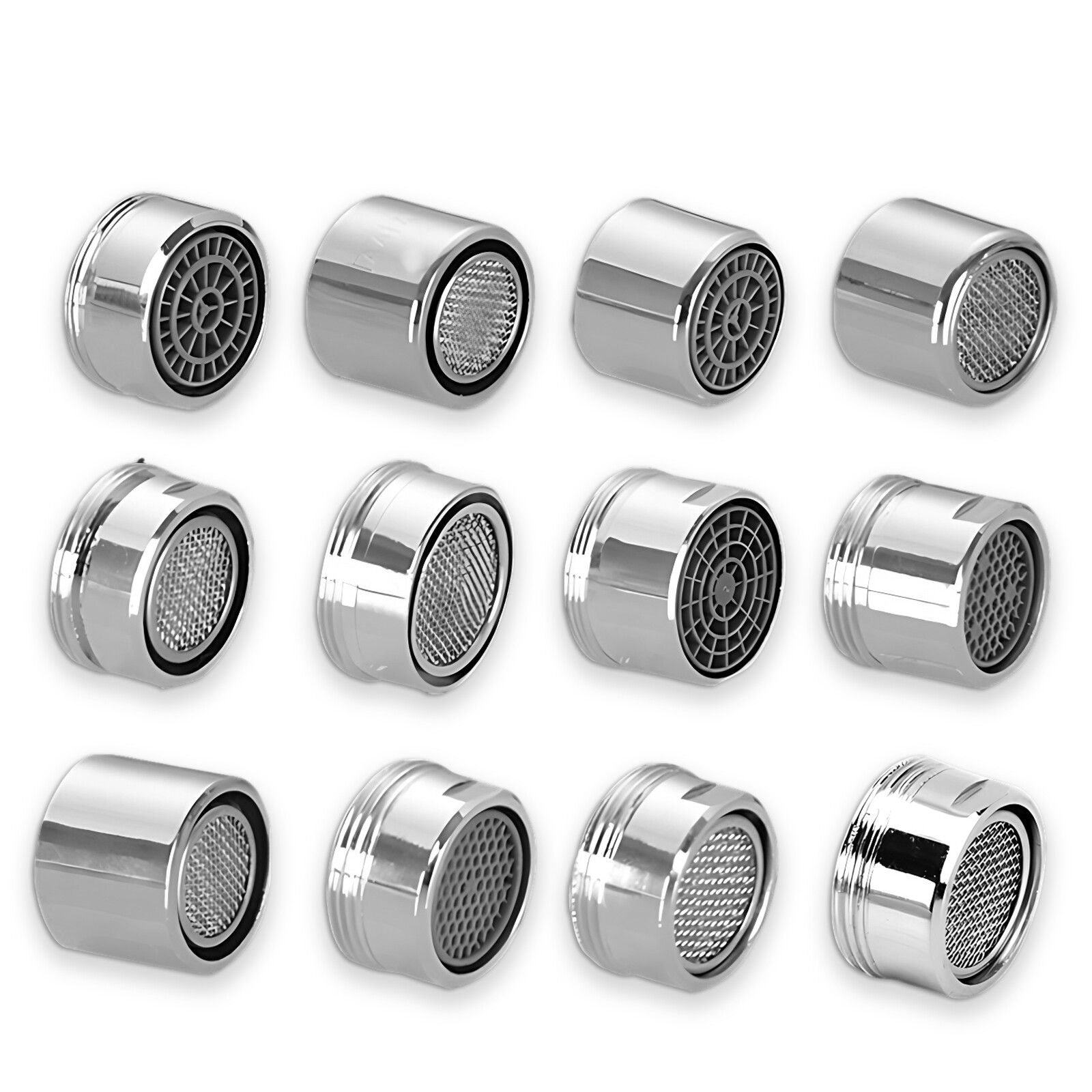 Tap Aerator Male Female for Kitchen Bathroom in Chrome Turns Water Soft & Bubbly eBay