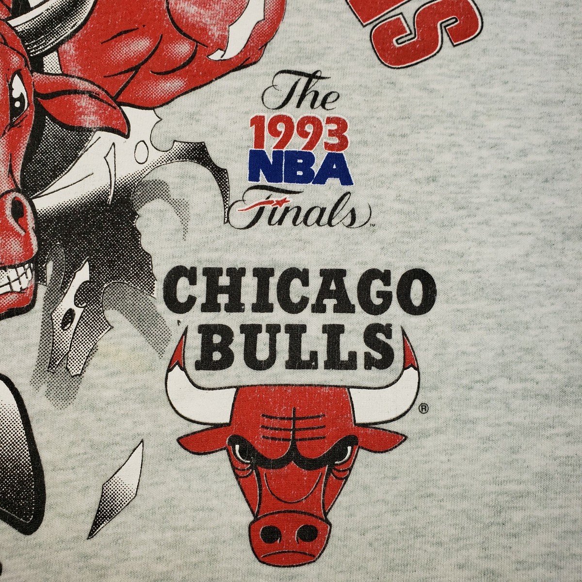 Vintage 1993 Nutmeg Chicago Bulls Championship 2 Sided T
