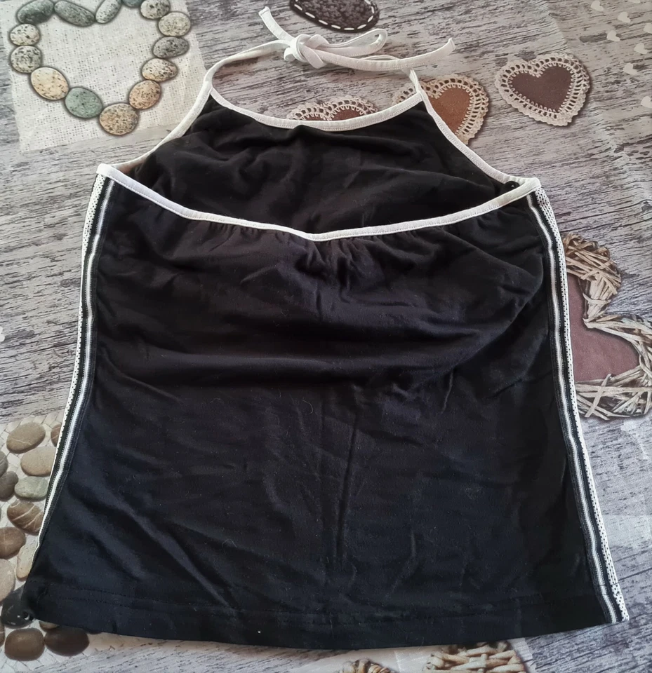 top débardeur haut noir fille - taille 14 ans - Photo 3/3