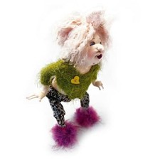 Cloth Art Doll Paper Pattern "Dancing Doris" By Jill Maas