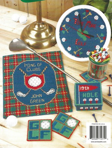 Hole in One Höhle Dekor ~ Kunststoff Leinwand Schreibtisch Löscher Türklinke Aufhänger Golf Untersetzer - Bild 2 von 2