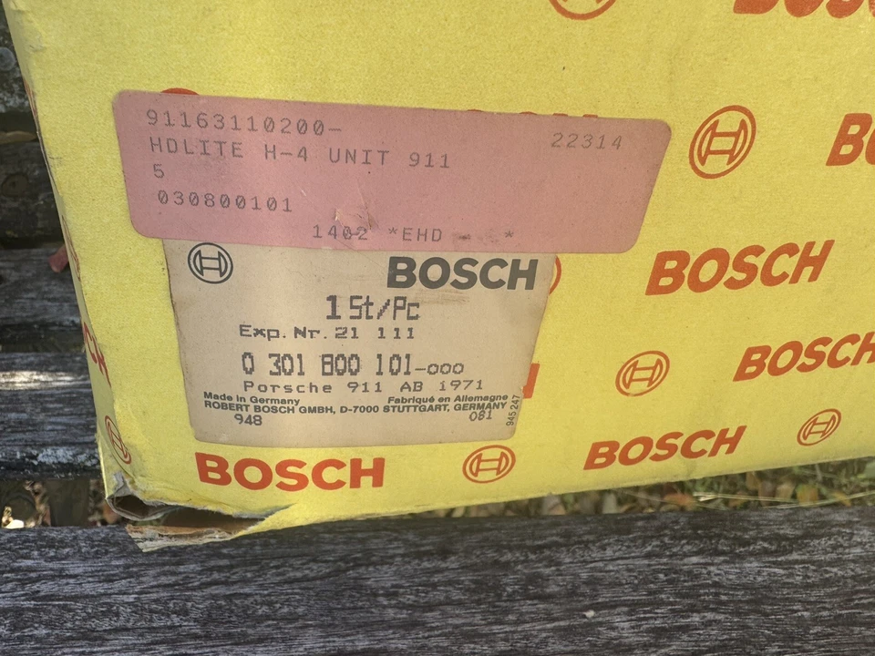 Porsche 911 Bosch Lights AB 1971 - Image 4 of 4