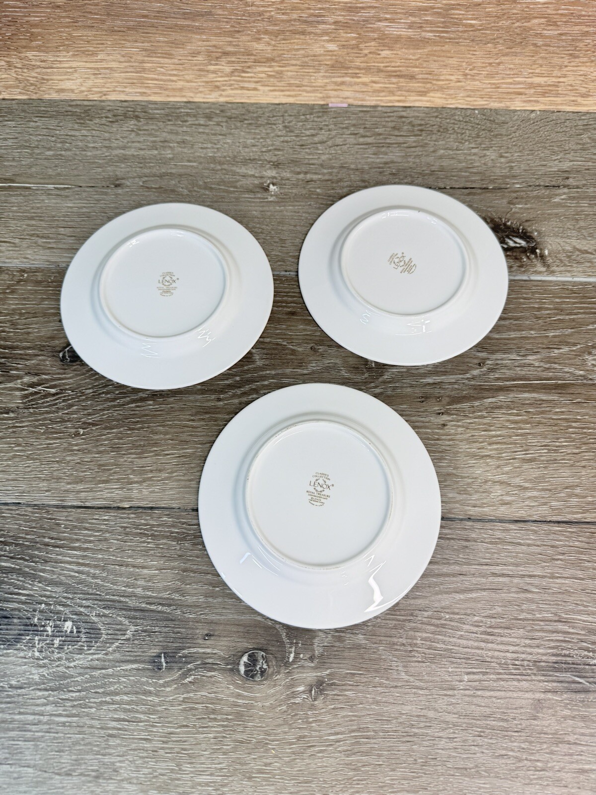 Lenox Royal Treasure Classic Collection 6-1/4” Bread Plate ~set Of 3