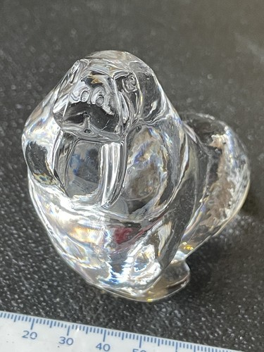 Vintage Art Glass Walrus Animal by Royal Doulton England For The Danbury Mint