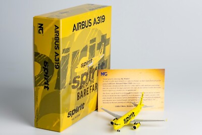 NG Model 1:400 Spirit Airlines Airbus A319-100 N536N Diecast Aircraft Jet Model