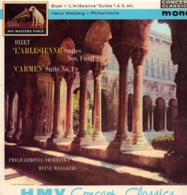 Bizet-Vinyl LP-L'Arlesienne-HMV-XLP 20044-65-Ex/Ex