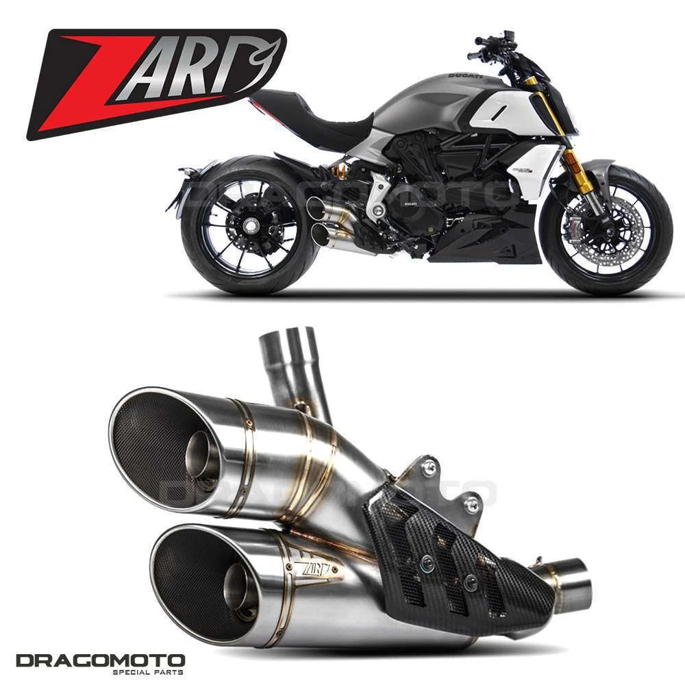 DUCATI DIAVEL 1260 2019 2020 ZARD Exhaust RC ZDU129S00SSR E4 eBay