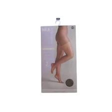 SILK IMPRESSIONS 2 Pair High Waisted COFFEE BEAN Ultra Fine Sheer Pantyhose XXXL