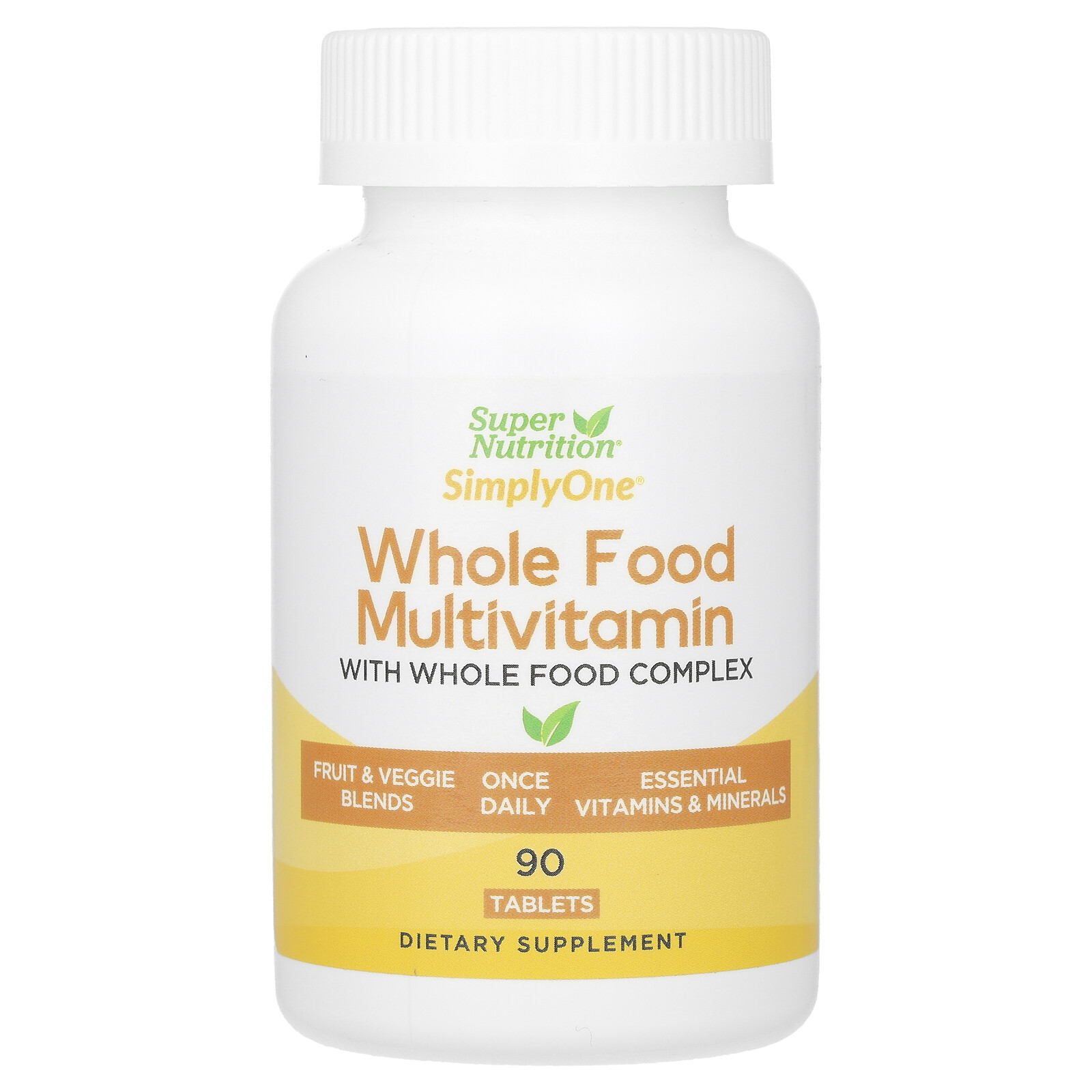 Мультивитамины SimplyOne Whole Food, 90 таблеток