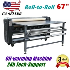 QOMOLANGMA 67in Roll-to-Roll Large Format Sublimation Heat Transfer Machine