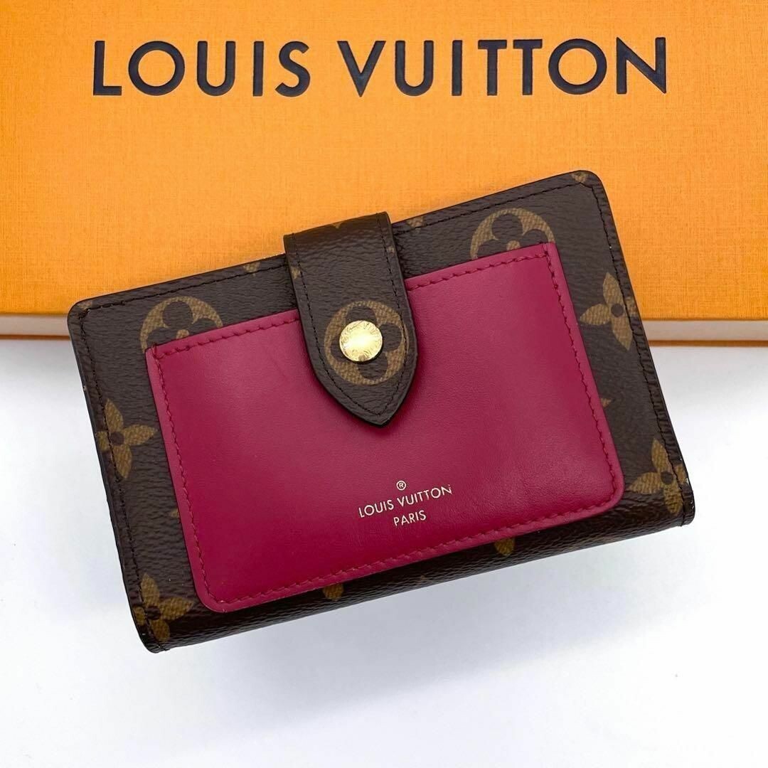 Louis Vuitton Juliette Wallet Monogram Canvas Fuchsia Leather | eBay