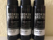 3 bottles REDKEN FOR MEN 5 minute color camo custom gray protein and quinoa oil