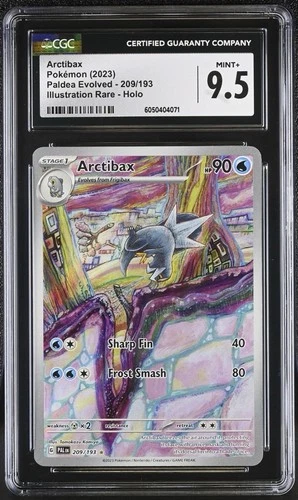 Arctibax CGC 9.5 🔥 Paldea Evolved 🔥209/193 Illustration Rare