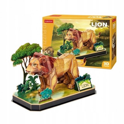 CUBIC FUN Cubic Fun 3D-Puzzle Tiere LÖWE 32470 40 Teile