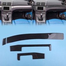 Carbon Fiber Dashboard Panel Cover Trim Fit for BMW 3 Series M3 E46 1998-05 n
