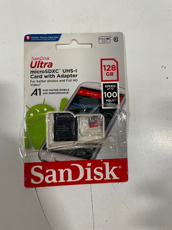 Sandisk Ultra MicroSDXC 128GB with Adapter