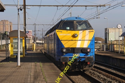 Photo SNCB Belgian Railway 6x4 Class 63 6330 at Antwerpen Luchtbal c2023 P1