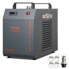 VEVOR Industrial Water Chiller CW-5202 7L 18L/min Laser Chiller with Compressor