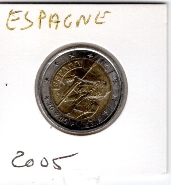 2 EURO ESPAGNE COMMEMORATIVE DON QUICHOTTE 2005 NEUVE