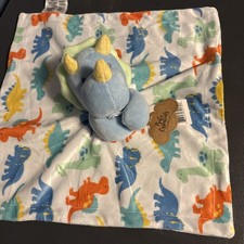 Baby Essentials Dinosaur Triceratops Baby Plush Security Blanket Lovey Toy New