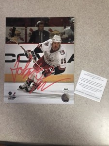 John MacLean New York Rangers Autographed Signed 8x10 Photo  w/COA