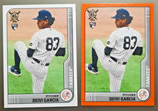 DEIVI GARCIA-2021 TOPPS BL-ROOKIE-BOTH BASE & ORANGE PARALLEL-RC⚾️ BASEBALL CARD