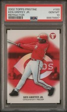 2002 Topps Pristine #100 Ken Griffey Jr. /149 Refractor PSA 10 HOF RARE!