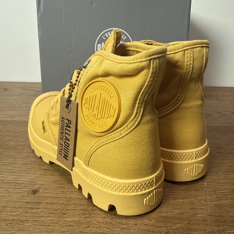 Botas Palladium Pampa Hi V Varsity Caléndula Niños Talla 4 Zapatos Amarillos Foto 3 de 4