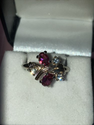 #ad #ad Vintage Avon Ring Adjusting 5 7.5 Color Loss Back Of Band Can’t Tell While On $12.60