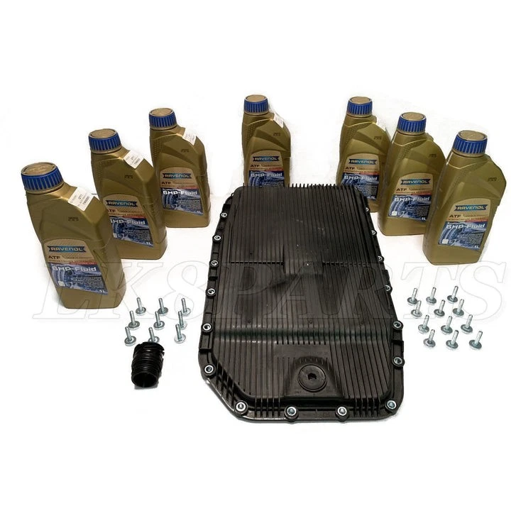 Kit de servicio de transmisión ZF 6HP26 – sartén + fluido + manguito del cuerpo de la válvula – LR3 LR4 RRS RR Foto 4 de 4