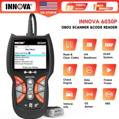 INNOVA 6030P OBD2 Scanner Auto Diagnostic Tool Engine ABS BMS Code Reader For VW