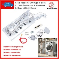 Dryer Heating Element Kit For Whirlpool Kenmore Maytag WP8544771 WP3392519 US