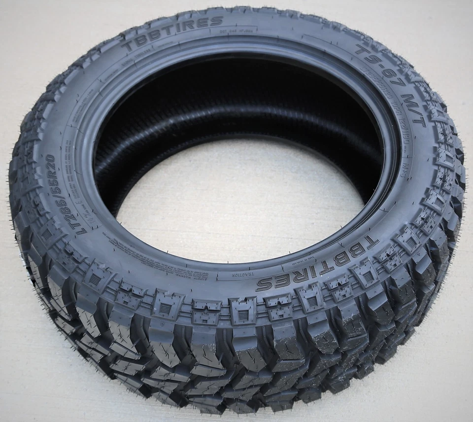 4 Tires TBB TS-67 M/T LT 285/55R20 Load E 10 Ply MT Mud Foto 4 de 4