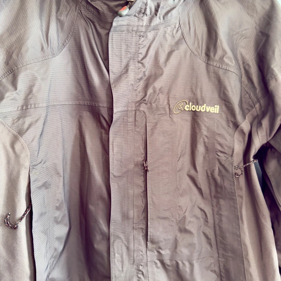 Chaqueta Cloudveil Jackson Hole Gris Nylon Shell Pequeña Senderismo Trailcore Exterior Foto 2 de 4