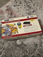 NEW SMC BARRICADE Networks Cable/DSL Broadband Router SMC7004BR 4 Port Firewall