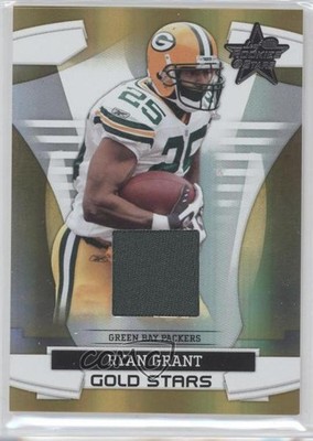 2008 Leaf Rookies & Stars Gold Stars Materials 27/250 Ryan Grant #GS-6 0a1